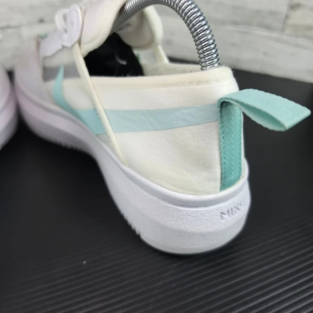 Nike Vandalised LX White Light Blue Platform Sneakers CW6536-100 Womens 9.5